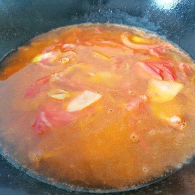 冬天喝西红柿疙瘩汤，鲜美又抗寒