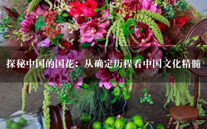 探秘中国的国花：从确定历程看中国文化精髓