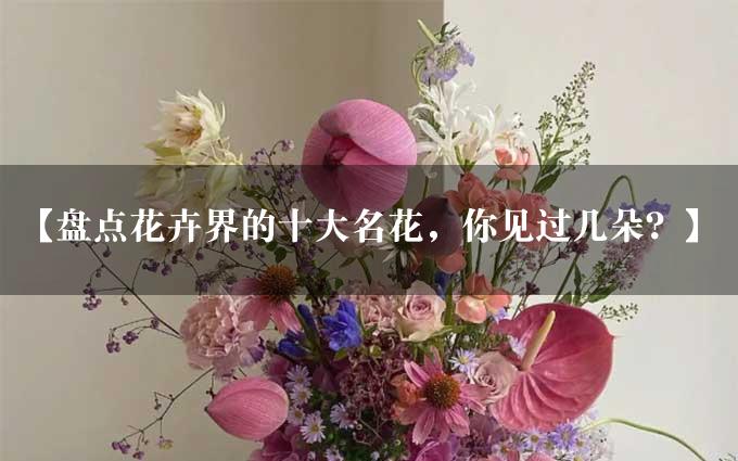 【盘点花卉界的十大名花，你见过几朵？】