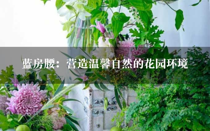 蓝房腰：营造温馨自然的花园环境