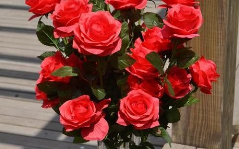 花坛里的玫瑰花，这些折纸技巧值得你一试