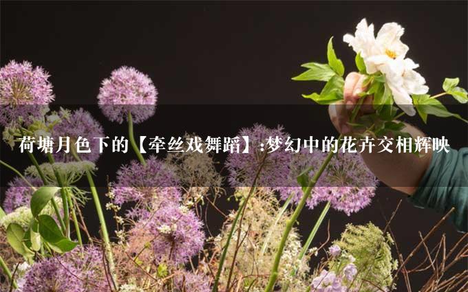 荷塘月色下的【牵丝戏舞蹈】:梦幻中的花卉交相辉映